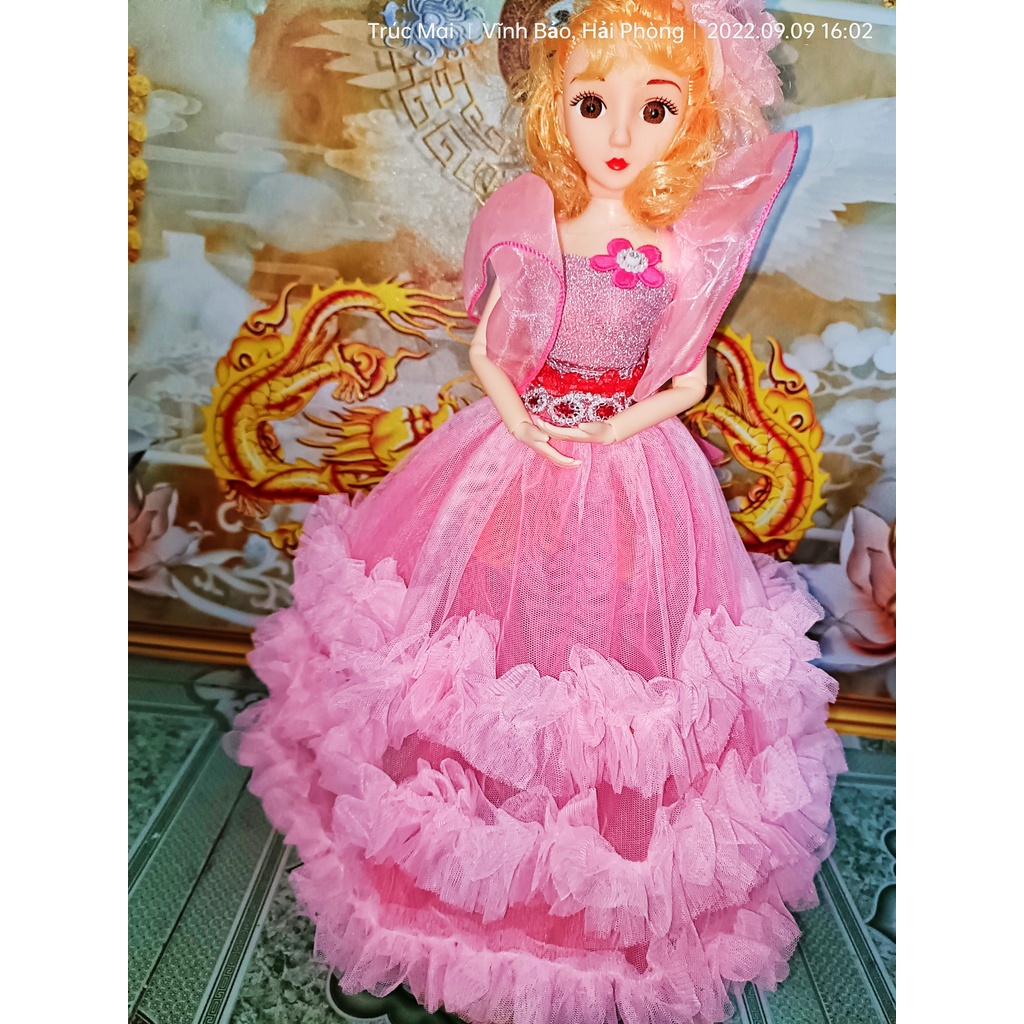 Búp Bê nàng tiên xinh đẹp 60cm có đèn 5D siêu đẹp tự di chuyển cao 60cm