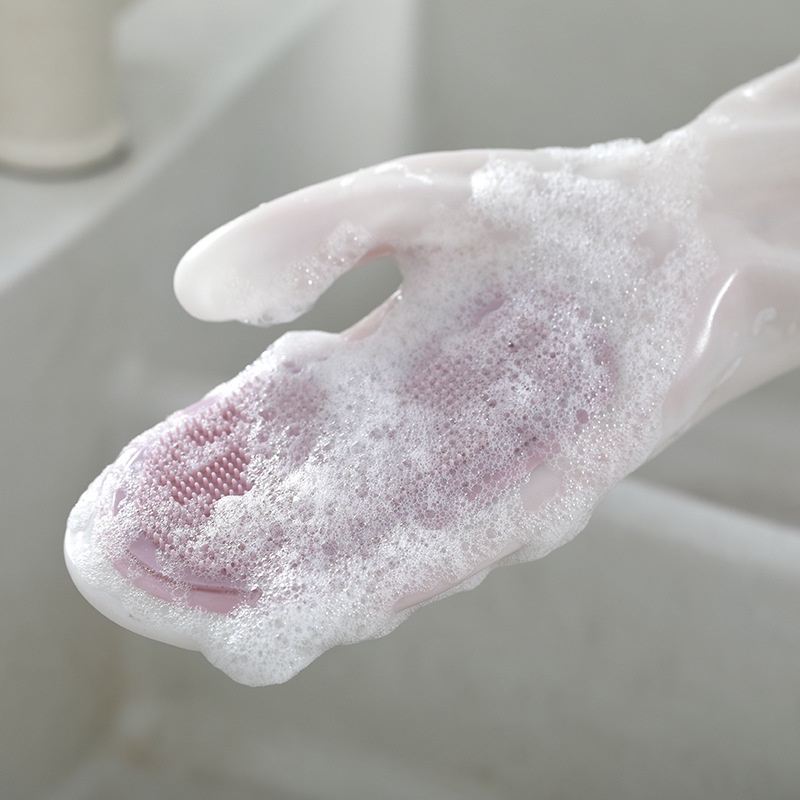 Găng tay đa năng rửa chén bát silicon tạo bọt siêu sạch