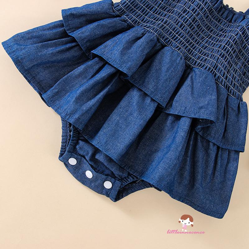 Bộ Áo Liền Quần Trễ Vai Tay Dài Thời Trang Mùa Hè Cho Bé Gái