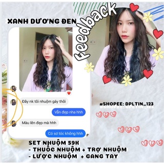 [SỈ RẺ VÔ ĐỊCH] Set nhuộm tóc tại nhà  đủ màu (Thuốc nhuộm, trợ nhuộm,gangtay, lược nhuộm)