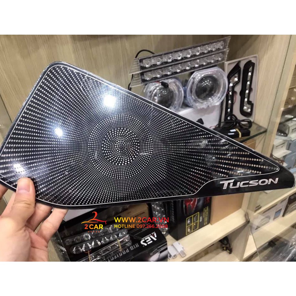 Ốp Tapli cánh cửa và màng loa xe Hyundai Tucson 2016-2021 Titan Cao Cấp, ốp táp li Tucson
