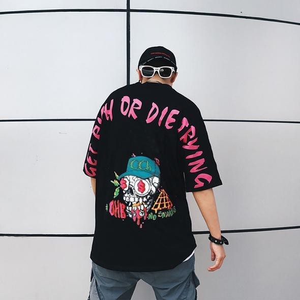 Áo thun Combo Stee GET RICH OR DIE TRYING Unisex