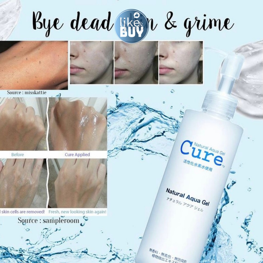 Tẩy da chết CURE NATURAL AQUA GEL, gel tẩy tế bào chết 250ml - hàng nội địa NHẬT | BigBuy360 - bigbuy360.vn