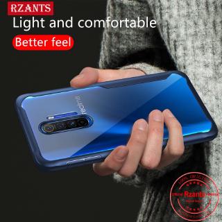 For Realme X2 Pro Case Transparent Back+Thickened Anti-Scratch Four Corners Slim Thin Cover