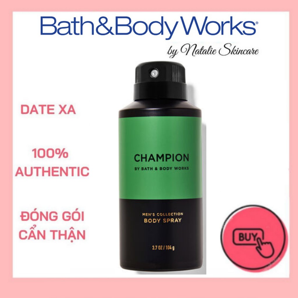 Xịt Thơm Dành Cho Nam Bath And Body Works - Champion For Men (104g)