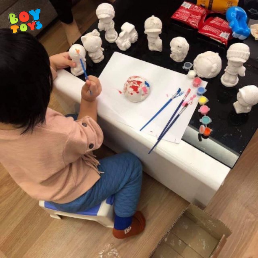 Bộ combo đồ chơi tô tượng kèm cọ vẽ và màu vẽ để bé vui chơi thỏa thích sáng tạo