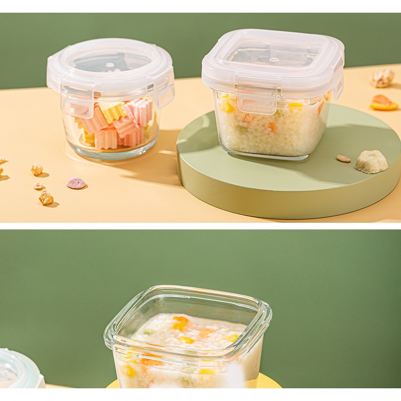 Hũ thủy tinh trữ đông đồ ăn dặm cho bé