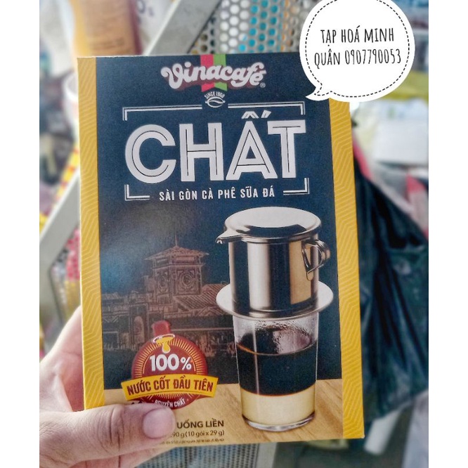 HỘP VINACAFE CHẤT ( 10 gói x 29gr)