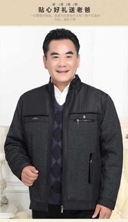 Áo khoác lông cho bố
