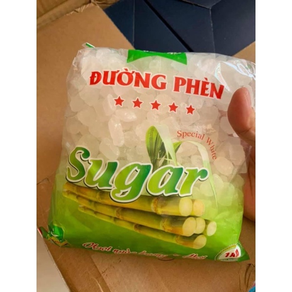 Đường phèn hạt nhỏ trắng gói 1 kg
