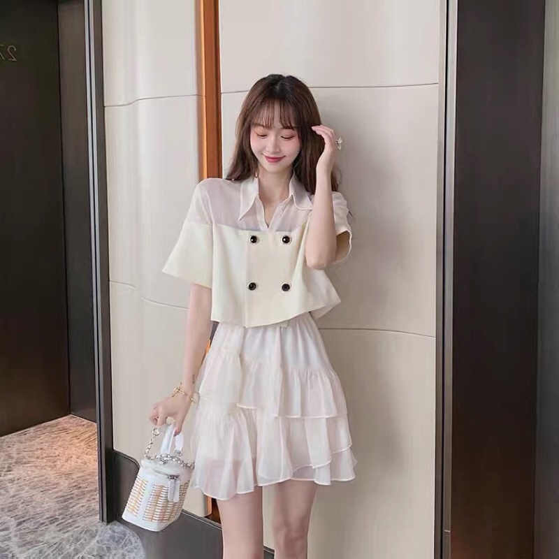 BỘ ÁO VÀ CHÂN VÁY 🎀 CÔNG SỞ DÀNH CHO CÁC CÔ NÀNG VĂN PHÒNG ✨ KIỂU DÁNG NHẸ NHÀNG NỮ TÍNH