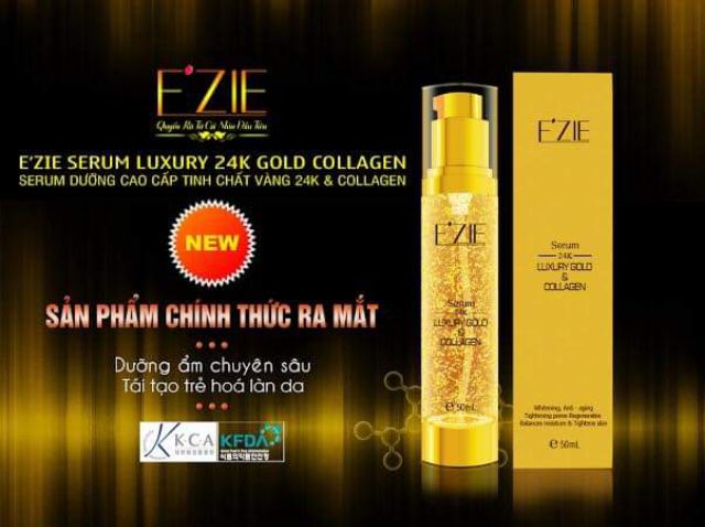 EZIE Serum dưỡng da cao cấp tinh chất vàng 24k & Collagen