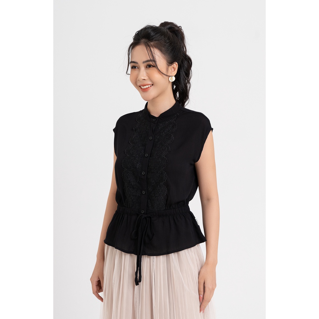 Áo Kiểu LAMER Cổ Tàu Sát Nách L61H22H015