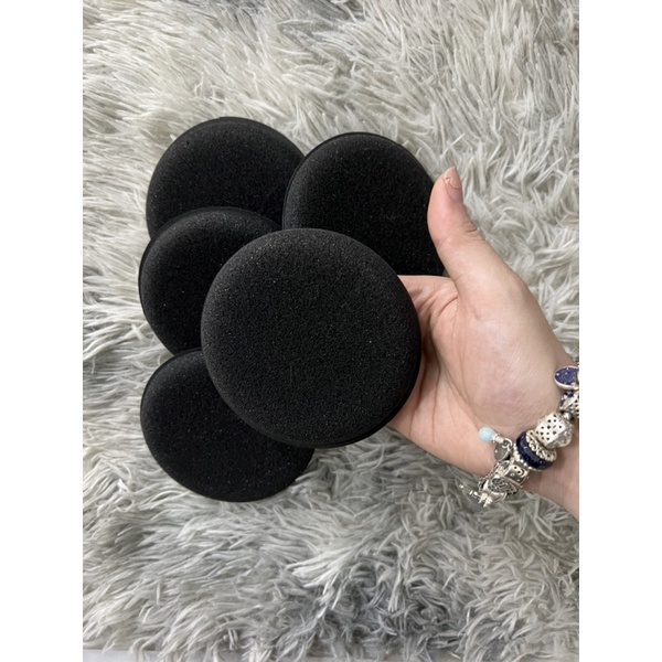 Combo - 5 mút dưỡng da,nhựa và lau wax sơn xe dày 2cm