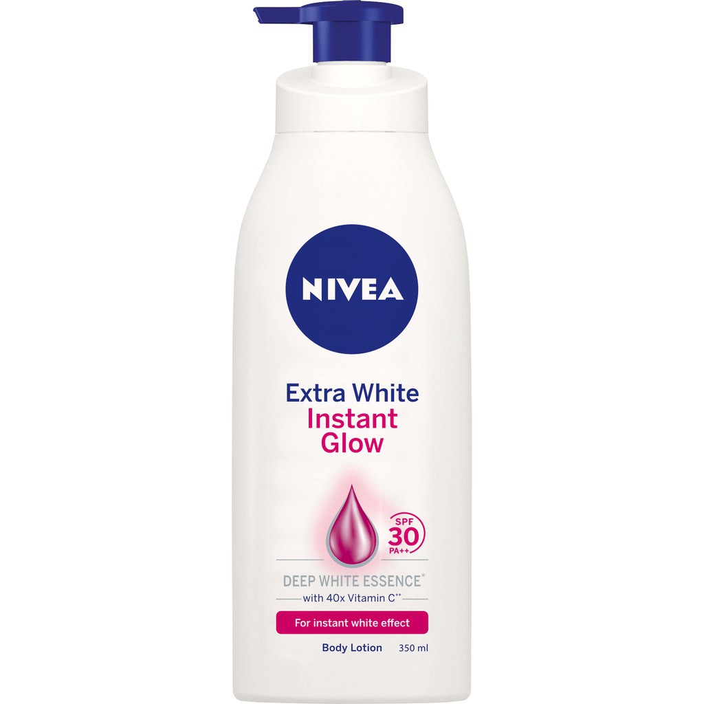 [Mã COSGLORIAT4 -8% đơn 250K] Sữa Dưỡng Thể Trắng Da Tức Thì NIVEA 350ml - 88320