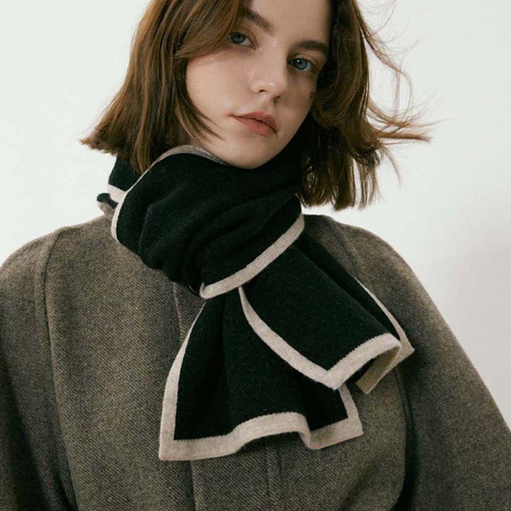 Khăn Choàng Cổ Dài Giữ Ấm Mùa Đông Phong Cách Hàn Quốc Cho Nữ