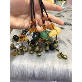 Móc Khoá Hồ Lô Đá Thạch Anh.