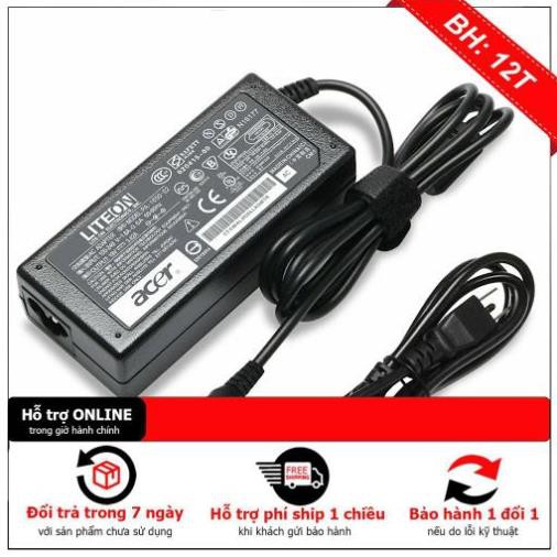 SẠC LAPTOP ACER ASPIRE E15, F15, R13 tặng kèm dây nguồn BẢO HÀNH 12 THÁNG ĐỔI MỚI