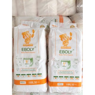 100c Bỉm Quần/ Dán Eboly size 100M 100L 100 XL 100XXL 100XXXL.
