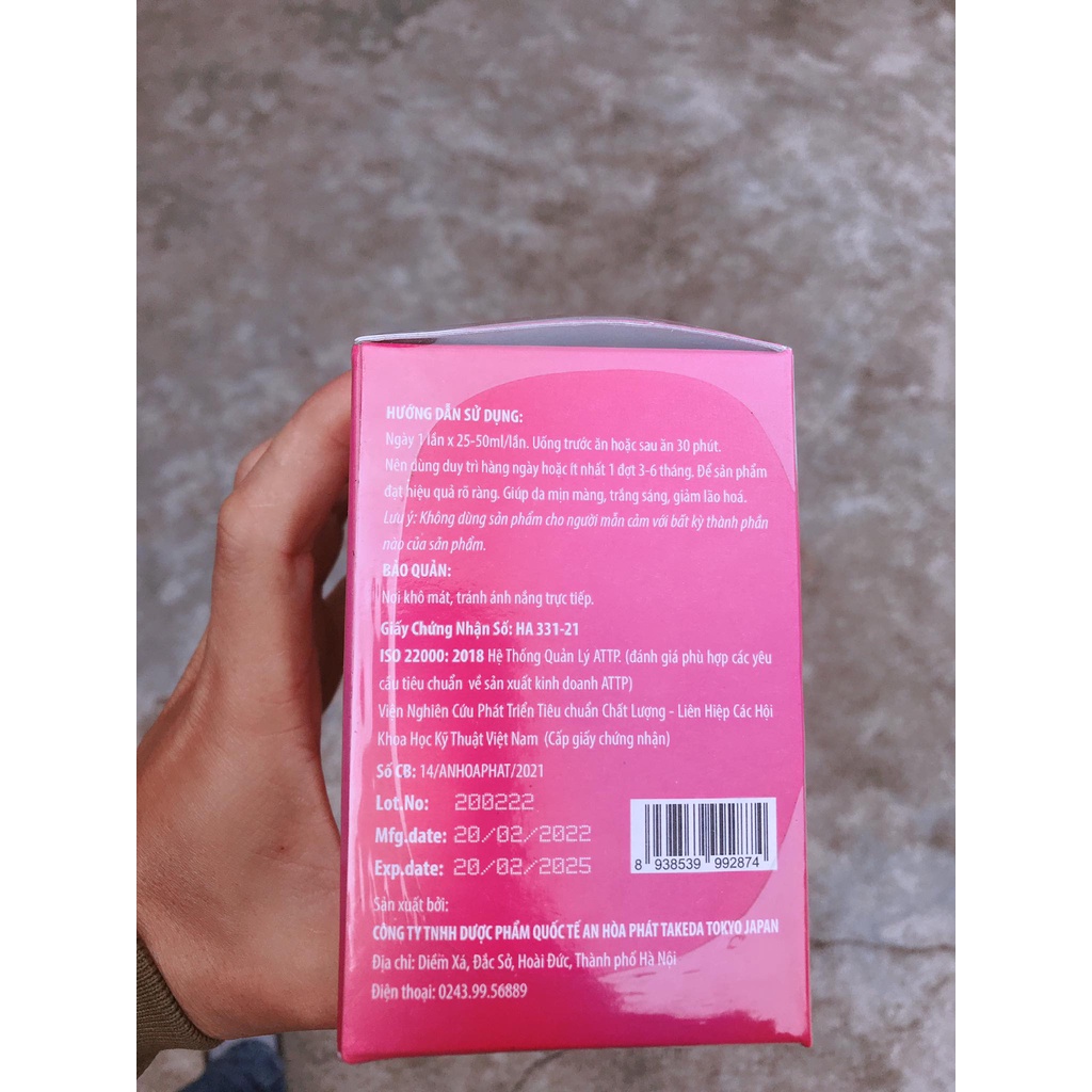 [Bạn mới nhập COSHBM -50% đơn 0Đ] Collagen công nghệ Nhật Bản dạng nước Bright x2 (Hộp 10 chai)