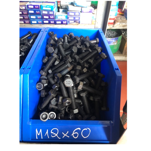 Bulong M12 x60(thép 8.8 tổng 7 cm ) ❌❌❌