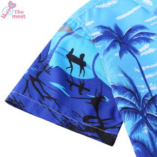 Áo Sơ Mi Hoạ Tiết Cây Dừa