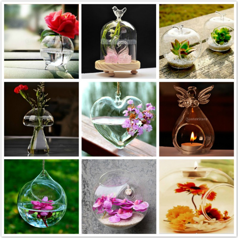 ✅[ Giao Ngay & COD]Chậu thủy canh thủy tinh Bình hoa Fairy Garden DIY Terrarium Container