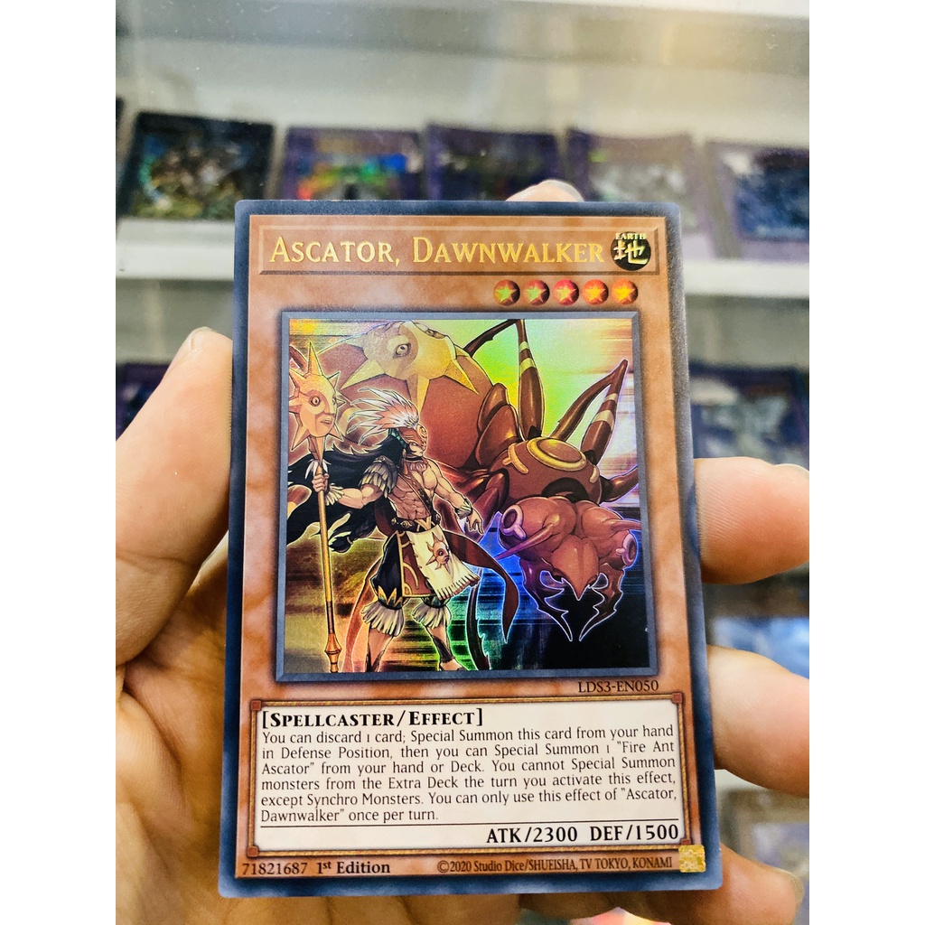 Thẻ Bài YugiOh! Mã LDS3-EN050 - Ascator, Dawnwalker - Ultra Rare - 1st Edition