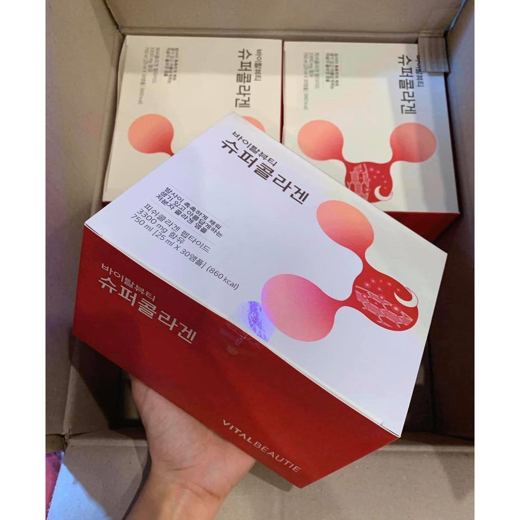 VB colagen Hàn Quốc chính hãng hộp 30 ống | Thế Giới Skin Care