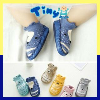 (Ảnh Thật) Giày Tập Đi Bé Trai Bé Gái Chống Trượt Hình Thú Chống Trơn Cực Tốt - Tiny Kids