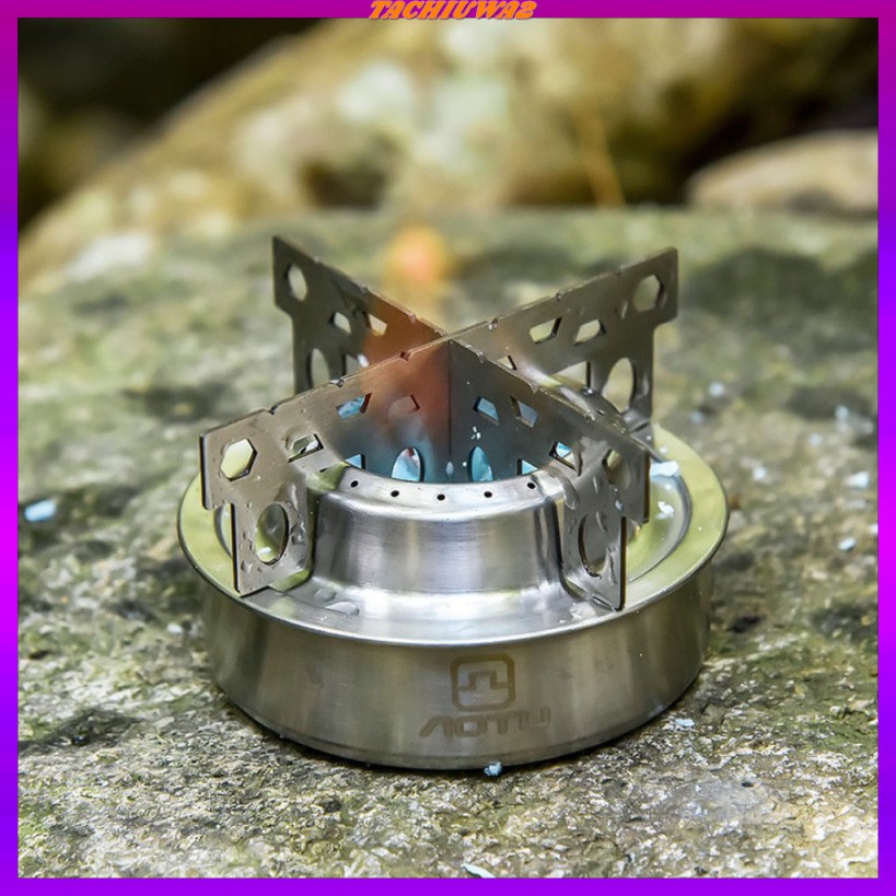 Bếp Cồn Tachiuwa2 Bằng Thép Không Gỉ Gọn Nhẹ Kèm Giá Đỡ Tiện Dụng Mang Theo Du Lịch Cắm Trại
