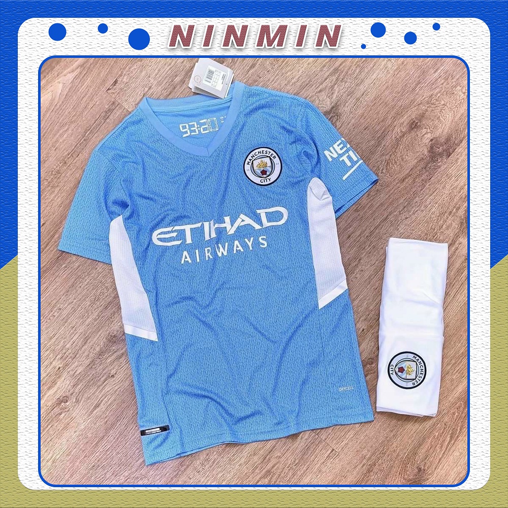 Áo Bóng Đá Câu Lạc Bộ Manchester City ( MC ) Sân Nhà 2021 - 2022 Mè Thái Cao Cấp