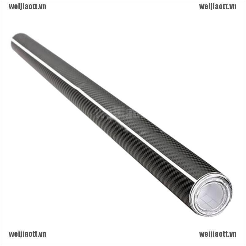 Miếng Dán 3d Trang Trí Xe Hơi Họa Tiết Vân Sợi Carbon
