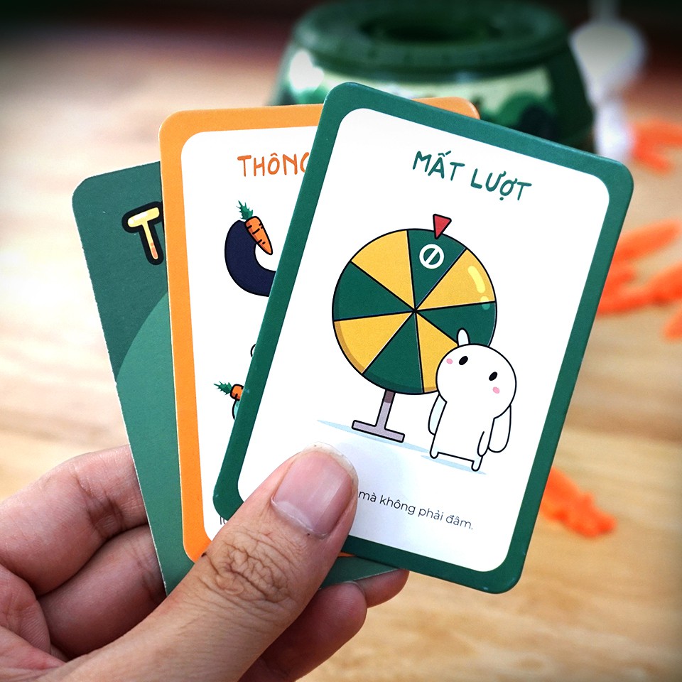 Thông Thỏ - Trò chơi thách thức nhân phẩm từ Thỏ Bảy Màu - BoardgameVN