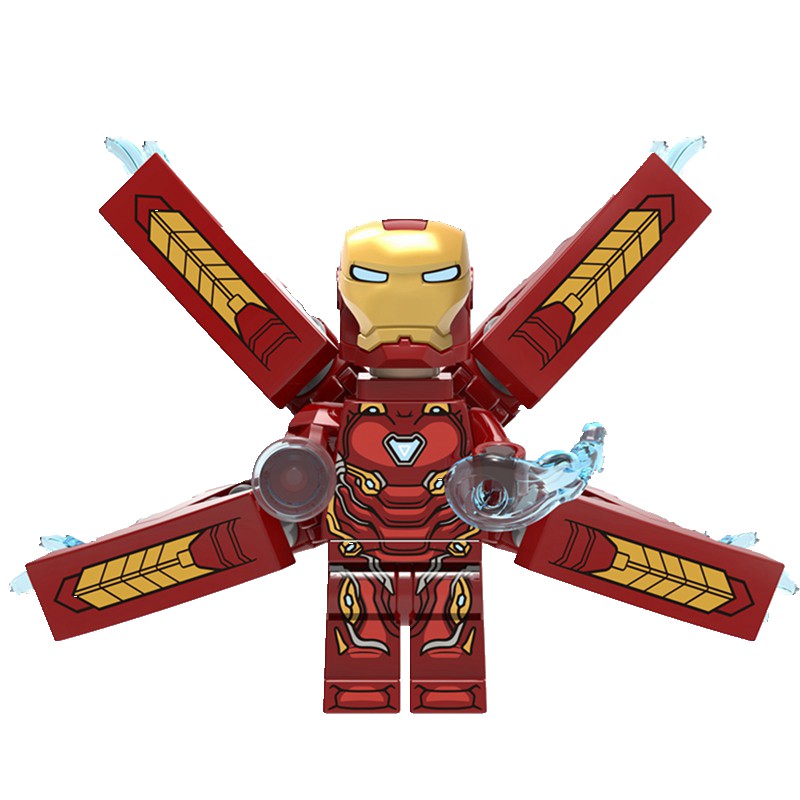 Mô Hình Lắp Ráp Lego Siêu Anh Hùng Marvel Thor Loki Iron Man Thanos Avengers