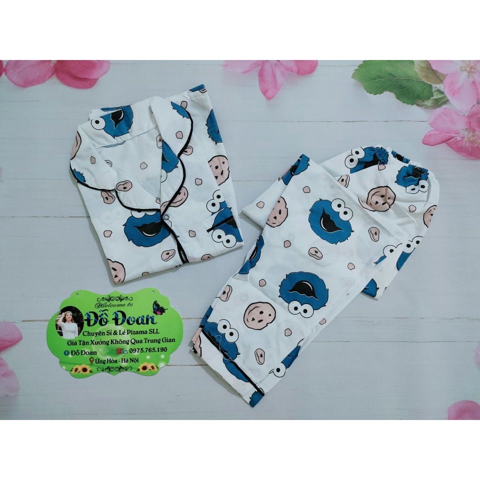 Bộ pizama áo tay cộc quần dài | BigBuy360 - bigbuy360.vn