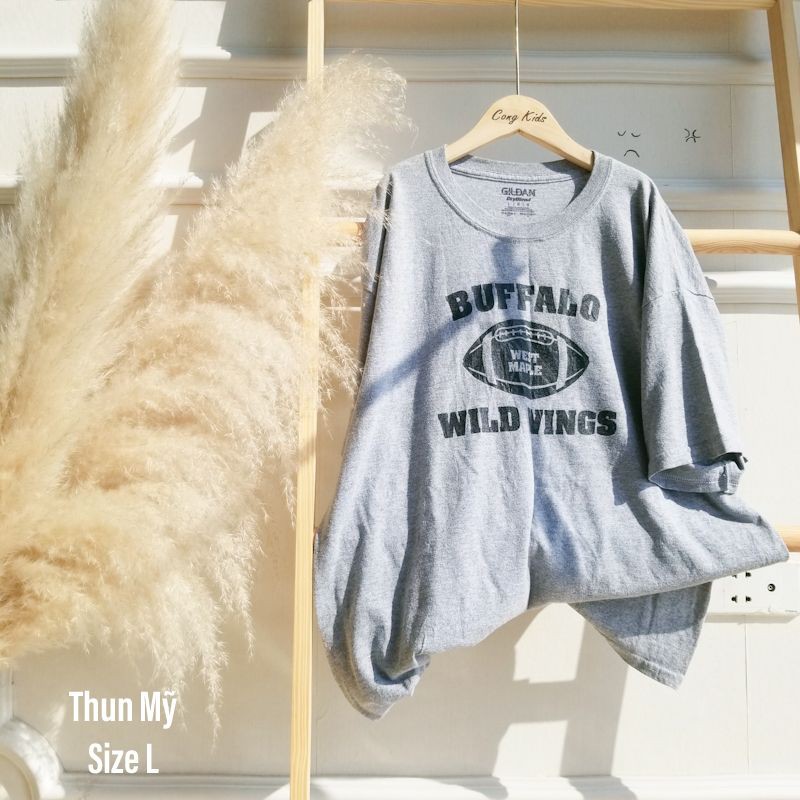 【THUN MỸ, 2HAND】Áo Thun Nam, Nữ, Vải Cotton 100%, 2Hand Dáng Tay Lỡ