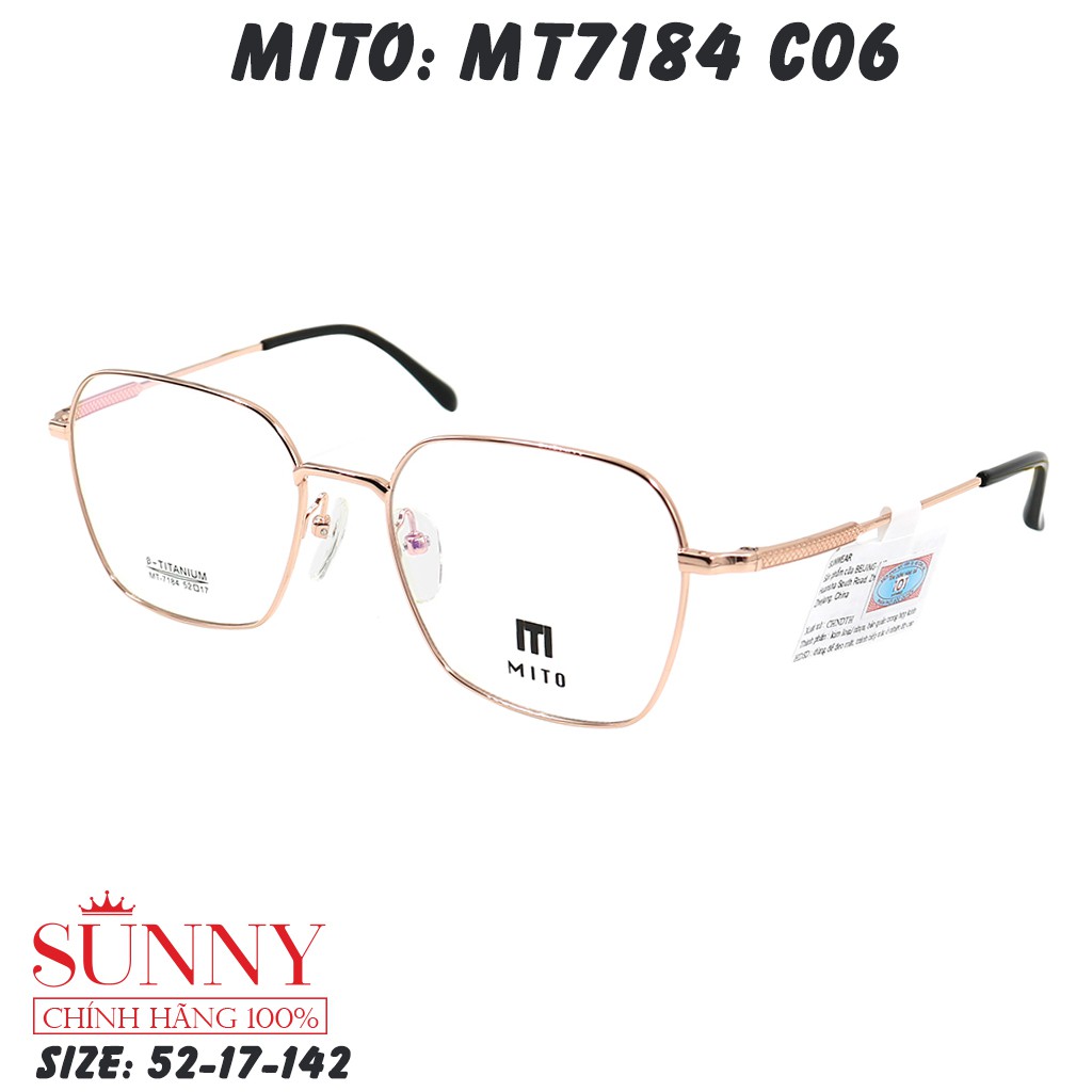 Gọng Kính Unisex Mito MT7184