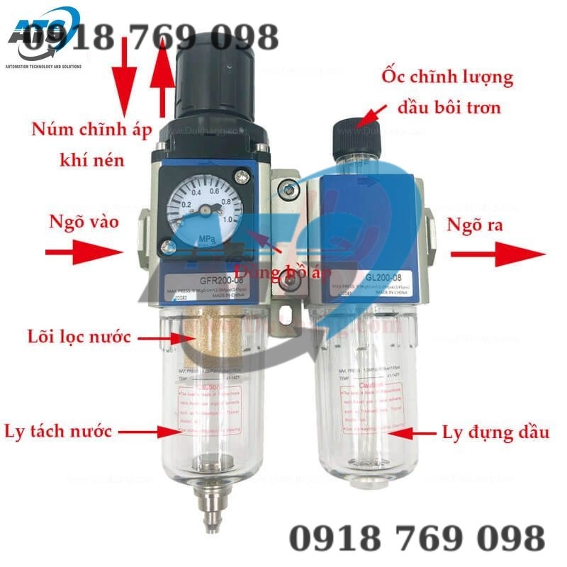 Bộ lọc khí GFC2000-02 GFC3000-02 GFC3000-03 GFC4000-04