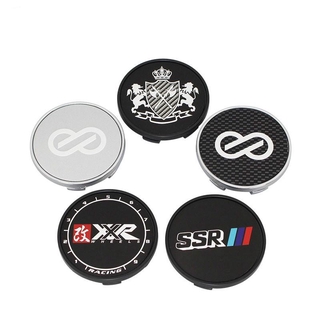 Set 4 nắp chụp mâm bánh xe ô tô cỡ 54/49mm trang trí xe ô tô tiện dụng