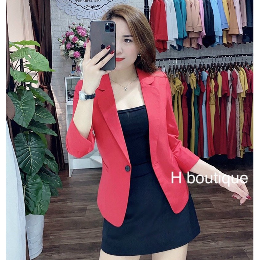 Áo Vest công sở tay lỡ 1 cúc cao cấp. | BigBuy360 - bigbuy360.vn