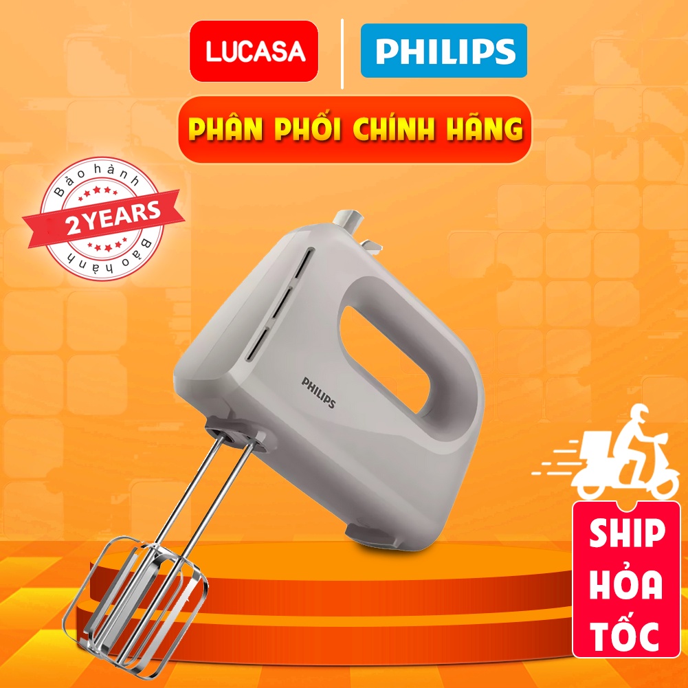 [Mã ELHA22 giảm 6% đơn 300K] Máy Đánh Trứng Philips HR3705 (300W) - Hàng chính hãng