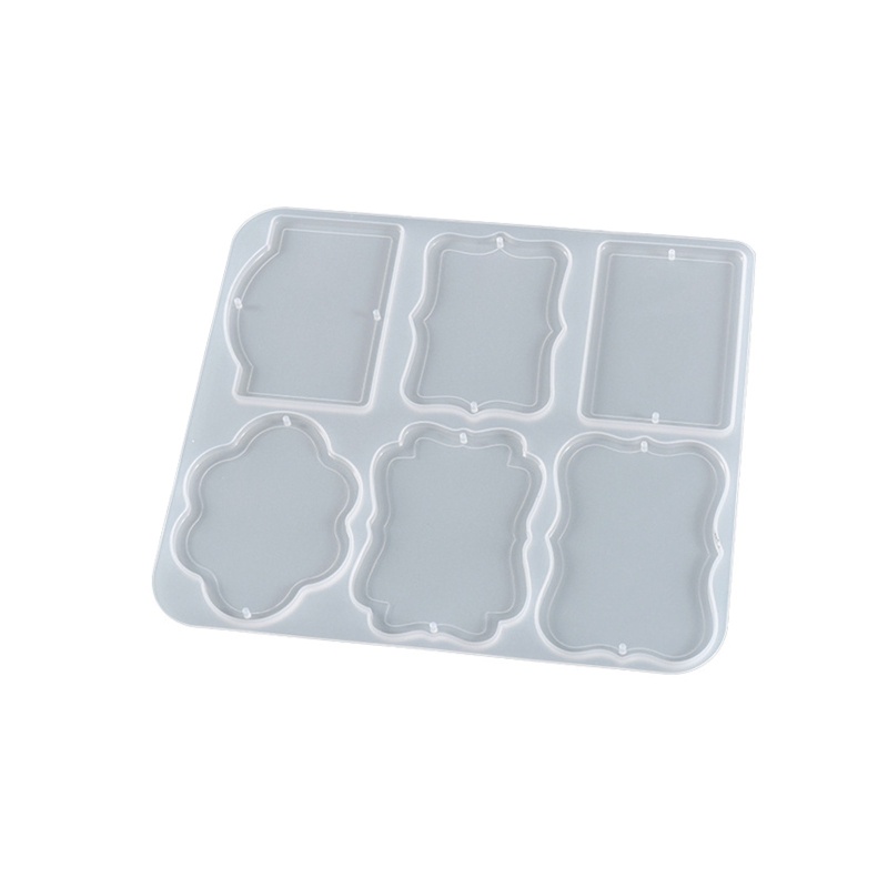 Khuôn Silicone Làm Trang Sức Bằng Nhựa Resin Có Lỗ Treo DIY