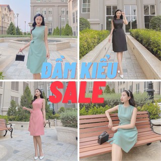 Đầm Nữ Dự Tiệc Phối Đắp Chéo Sang Trọng - Thương Hiệu Cinn - Vải nhập khẩu