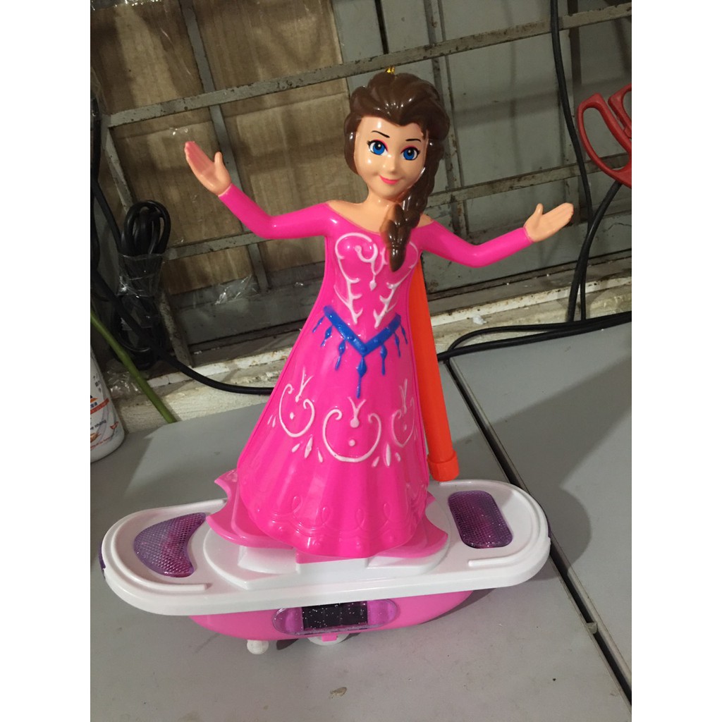 Đèn lồng công chúa Elsa có đèn nhạc đi xe trượt