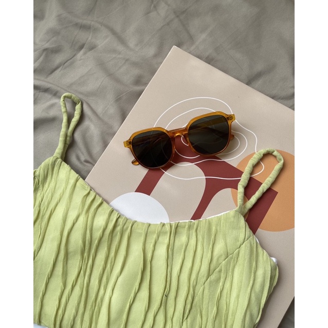 Áo nữ thiết kế- Áo dây Everyday croptop xanh bơ dễ thương thoải mái ELE | BigBuy360 - bigbuy360.vn