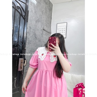 ĐẦM BABYDOLL DÂU THÊU [TNT SHOP BIGSIZE 60KG 90KG]