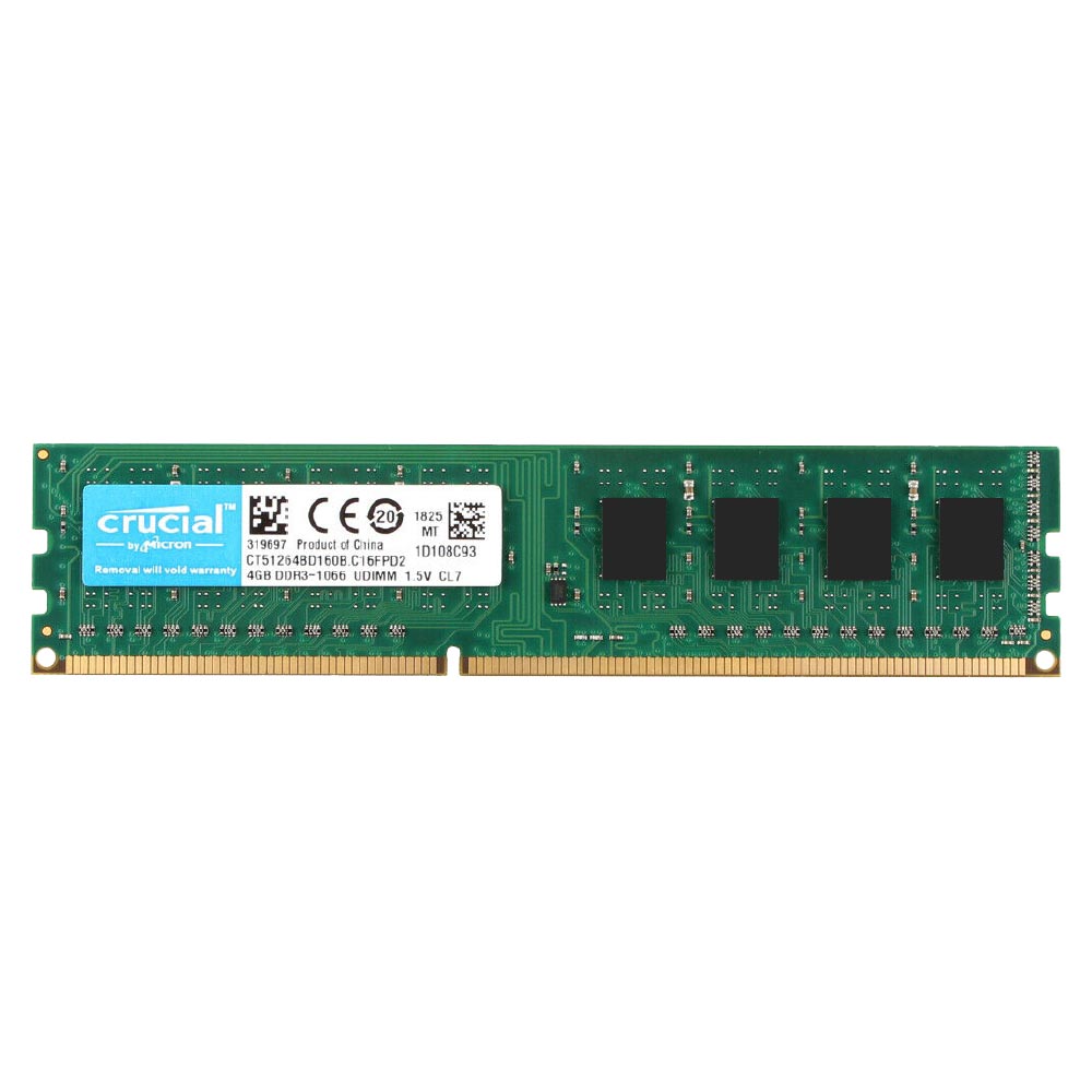 Bộ Nhớ Ram 100% New Cruze 4gb 2rx8 Pc3-8500U Ddr3 1066mhz 240pin | BigBuy360 - bigbuy360.vn