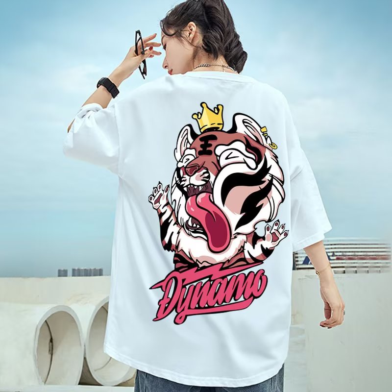 Áo Thun Tay Ngắn Cổ Tròn In Hình Mặt Cười Phong Cách Hip Hop Thời Trang Hàn Quốc Cho Nam