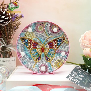 DIY Full Drill Diamond Painting Animal LED Night Lamp Embroidery Home Decor